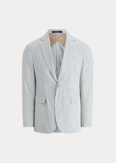 Men's Polo Ralph Lauren Soft Seersucker Suit Jacket | 087961DGR